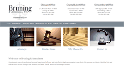 Desktop Screenshot of bruninglaw.com