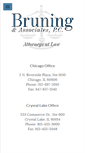 Mobile Screenshot of bruninglaw.com