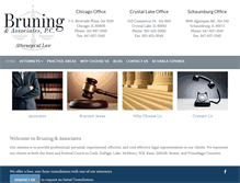 Tablet Screenshot of bruninglaw.com